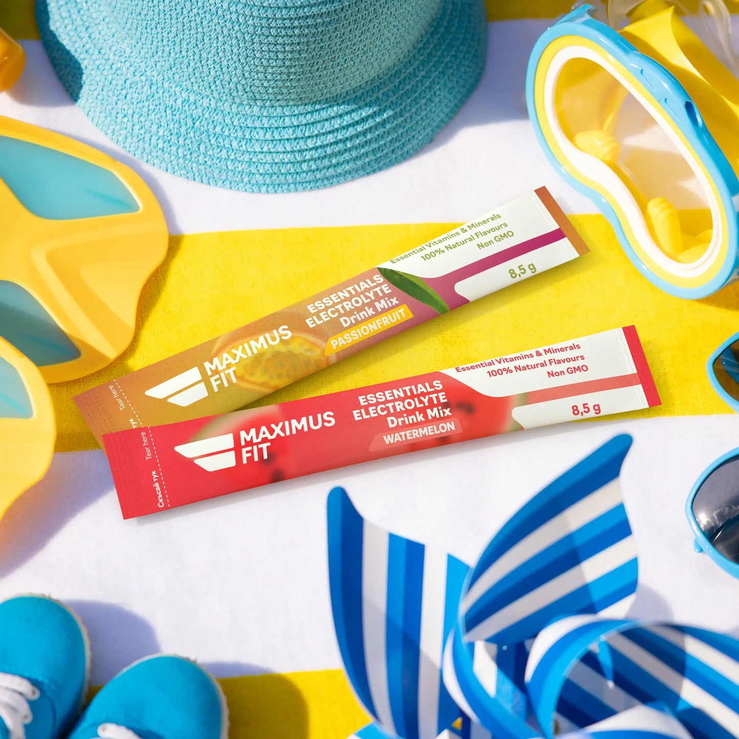 MaximusFit Electrolytes - Hidratare pentru sportivi activi Fructul pasiunii