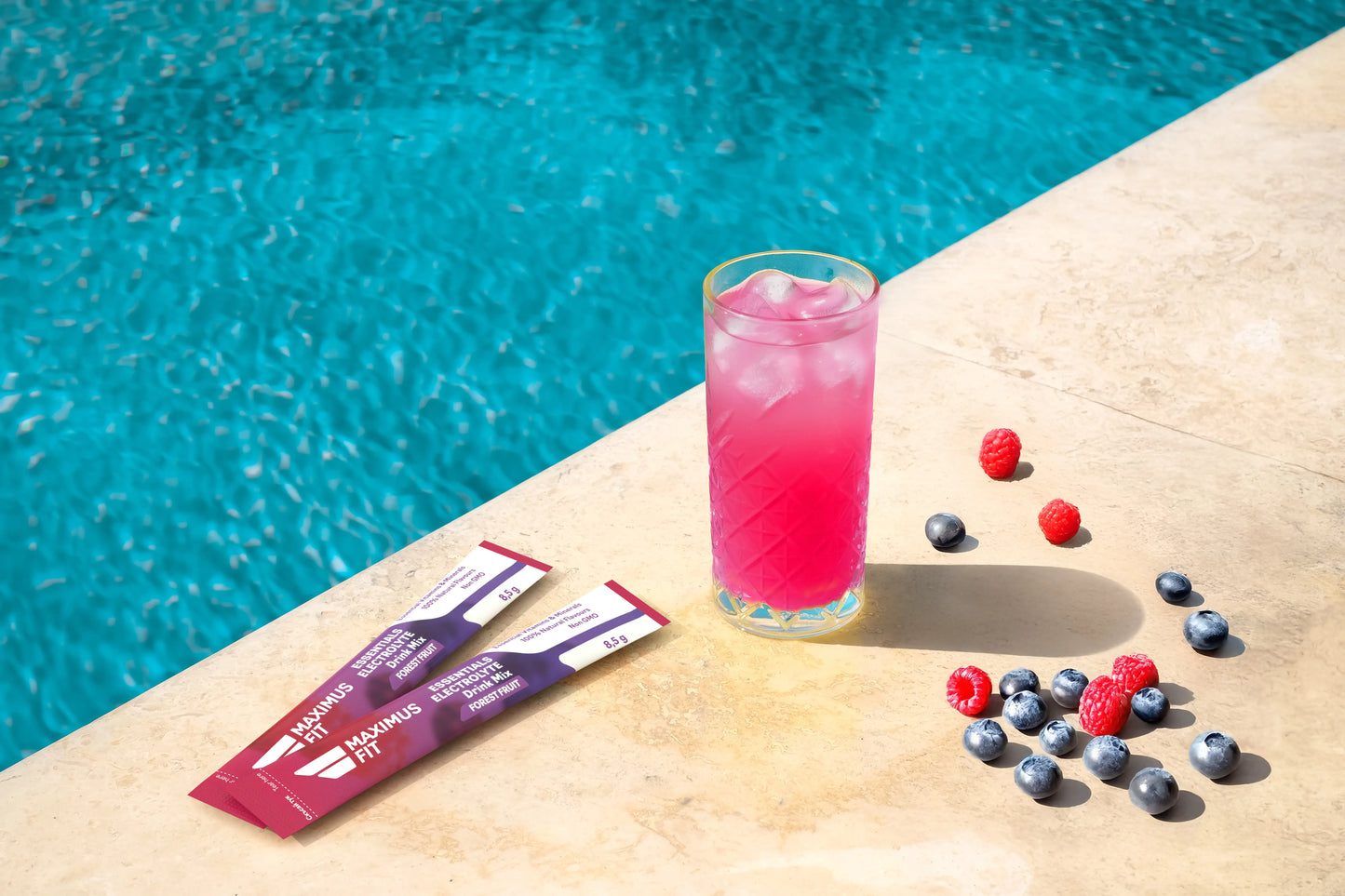 MaximusFit Electrolytes - Hidratare pentru sportivi activi Fructe de pădure